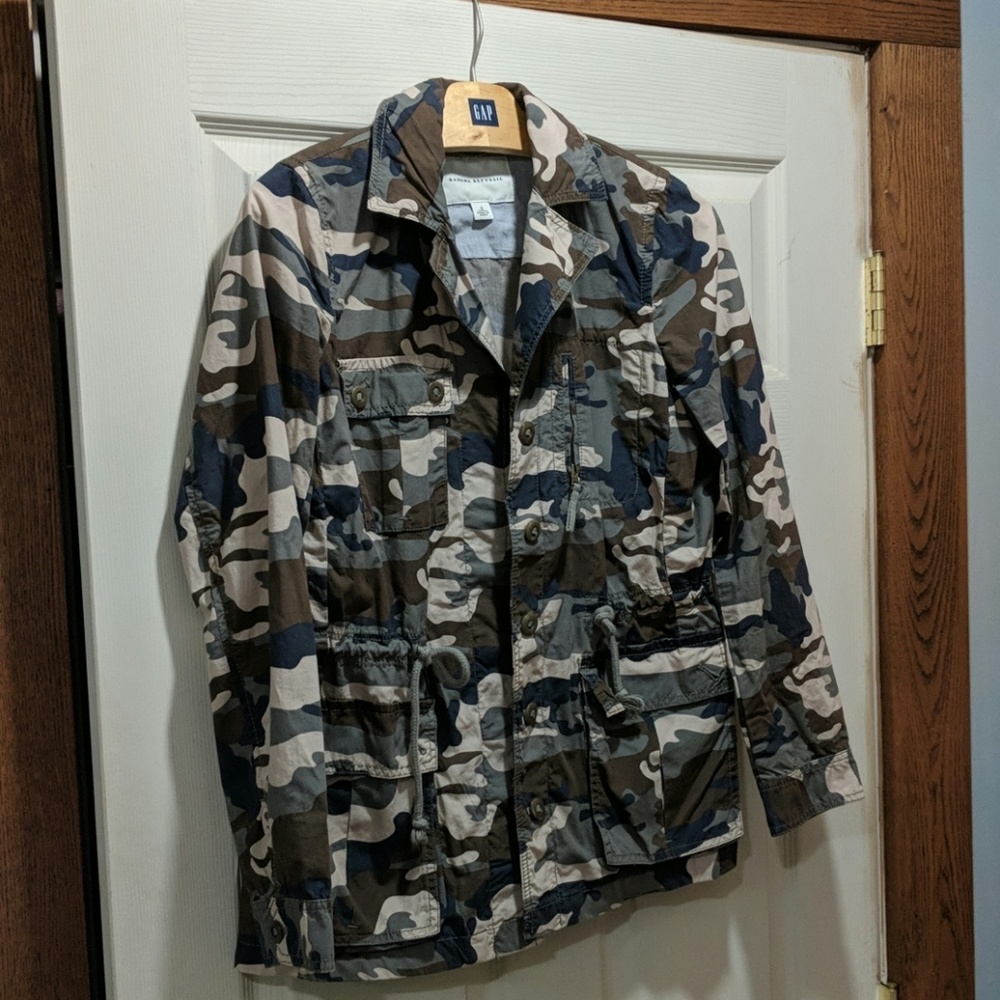 Banana Republic Camo Camouflage Jacket S